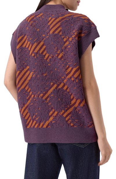 Жилет из шерсти и вискозы DRIES VAN NOTEN, арт. 011238-2731-404, фото 4
