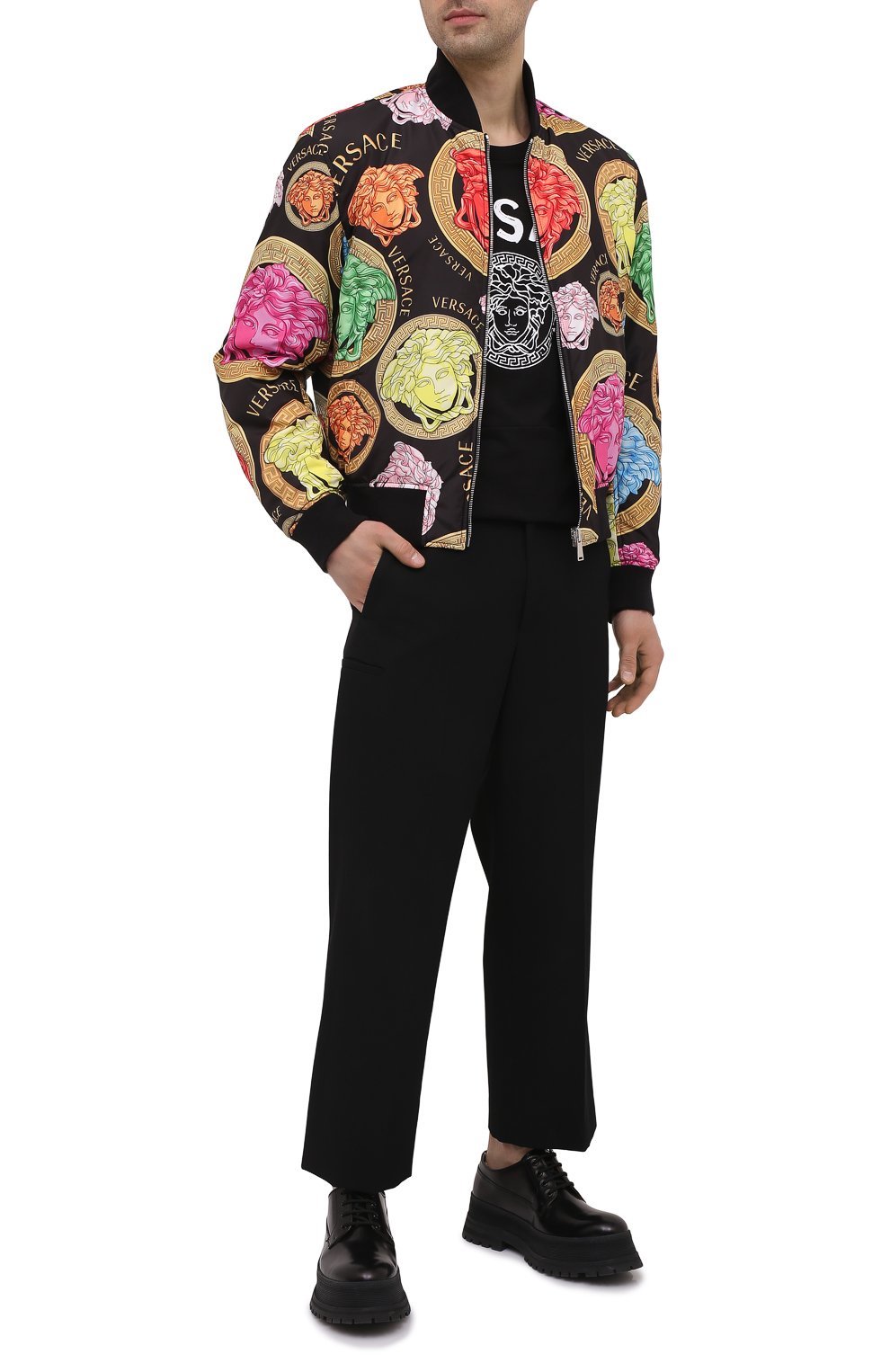 Хлопковая футболка VERSACE, арт. A86893/A228806, фото 2