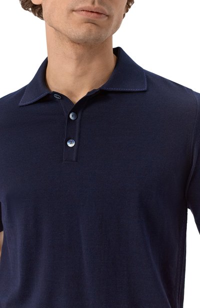 Поло из хлопка и шелка ZILLI, арт. KBP002M0142VRIS00, фото 5