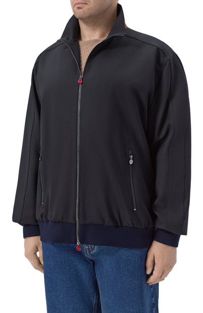 Бомбер KITON темно-синего цвета по цене 834000 руб., арт. UW2497V0457L, фото 3 Бомбер KITON, арт. UW2497V0457L, фото 3