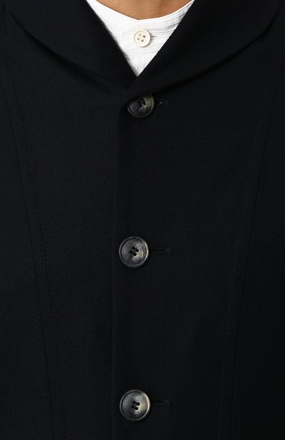 Однобортный кашемировый пиджак GIORGIO ARMANI темно-синего цвета по цене 285000 руб., арт. WSG10W/WS917, фото 5 Однобортный кашемировый пиджак GIORGIO ARMANI, арт. WSG10W/WS917, фото 5