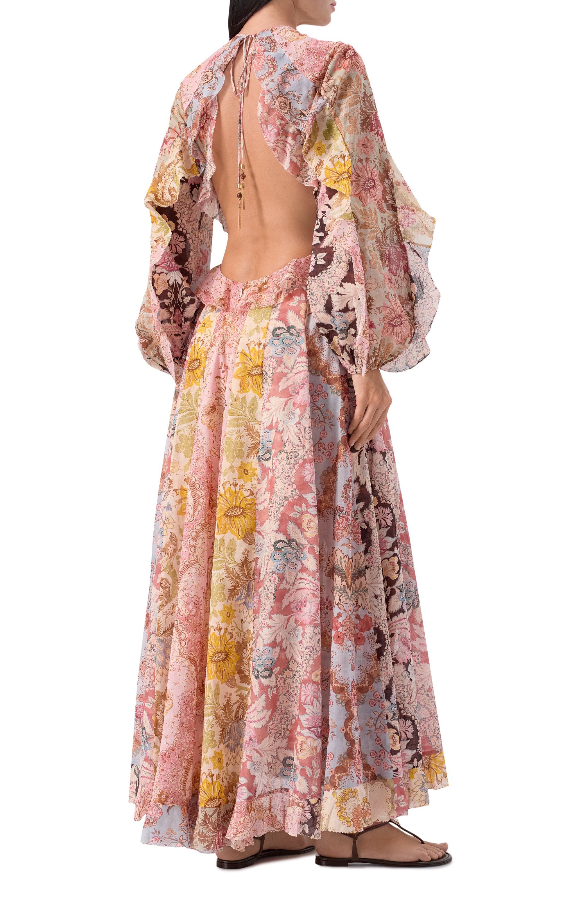 Хлопковое платье ZIMMERMANN, арт. 6162DRS263, фото 3