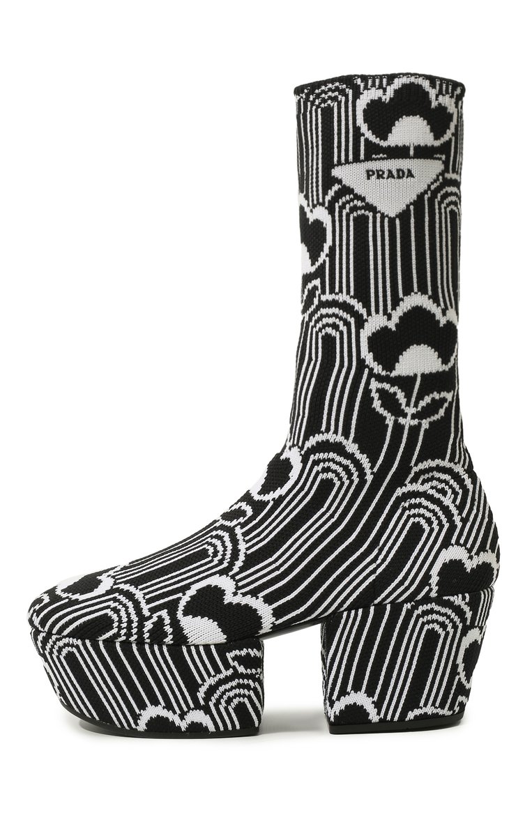 Текстильные сапоги PRADA, арт. 1WP146-3LG1-F0967-070, фото 4
