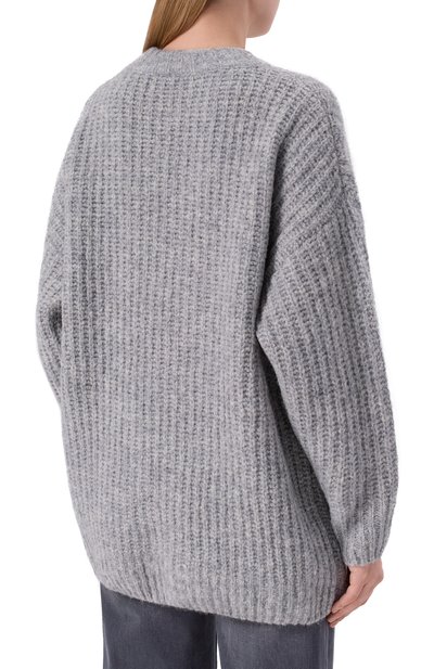 Свитер HUGO серого цвета по цене 26950 руб., арт. 50548245, фото 4 Свитер HUGO, арт. 50548245, фото 4