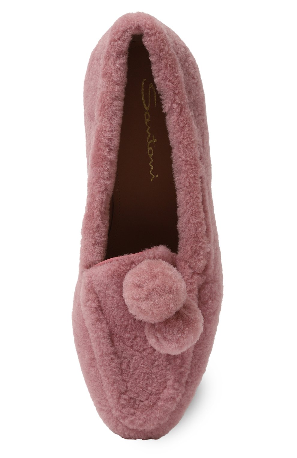 Лоферы из овчины SANTONI, арт. WUAG71062PA1N0FK, фото 6