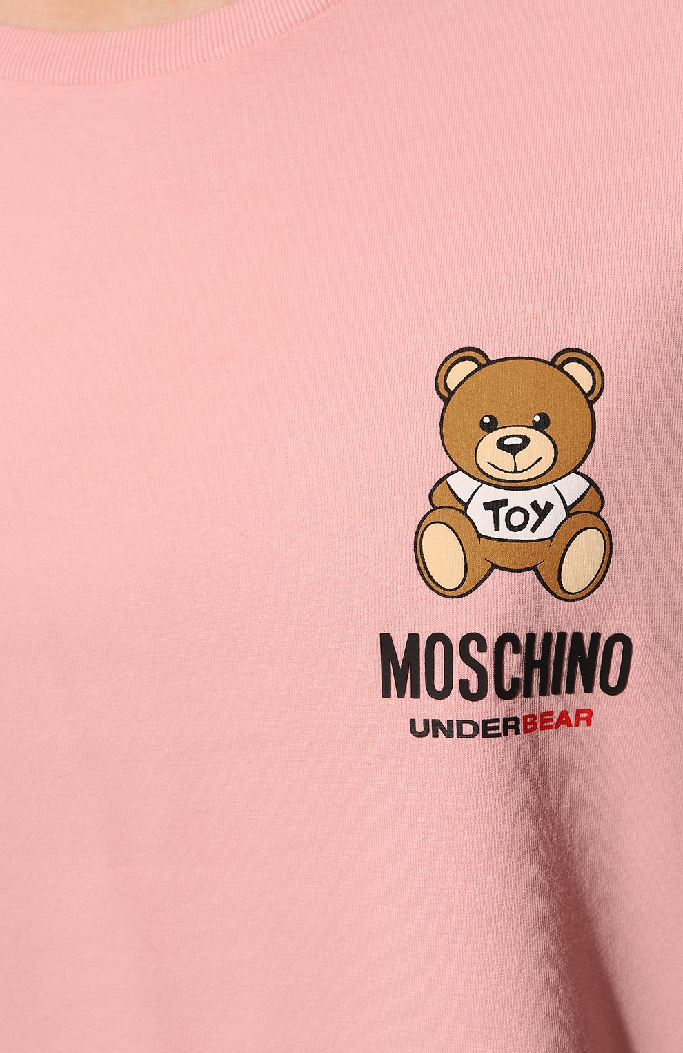 Хлопковая футболка MOSCHINO, арт. A1921/9003, фото 5