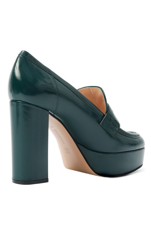 Кожаные туфли Hadden 105 Gianvito Rossi G25356.70RIC.NUIMALA Зелёный  G25356.70RIC.NUIMALA Фото 5