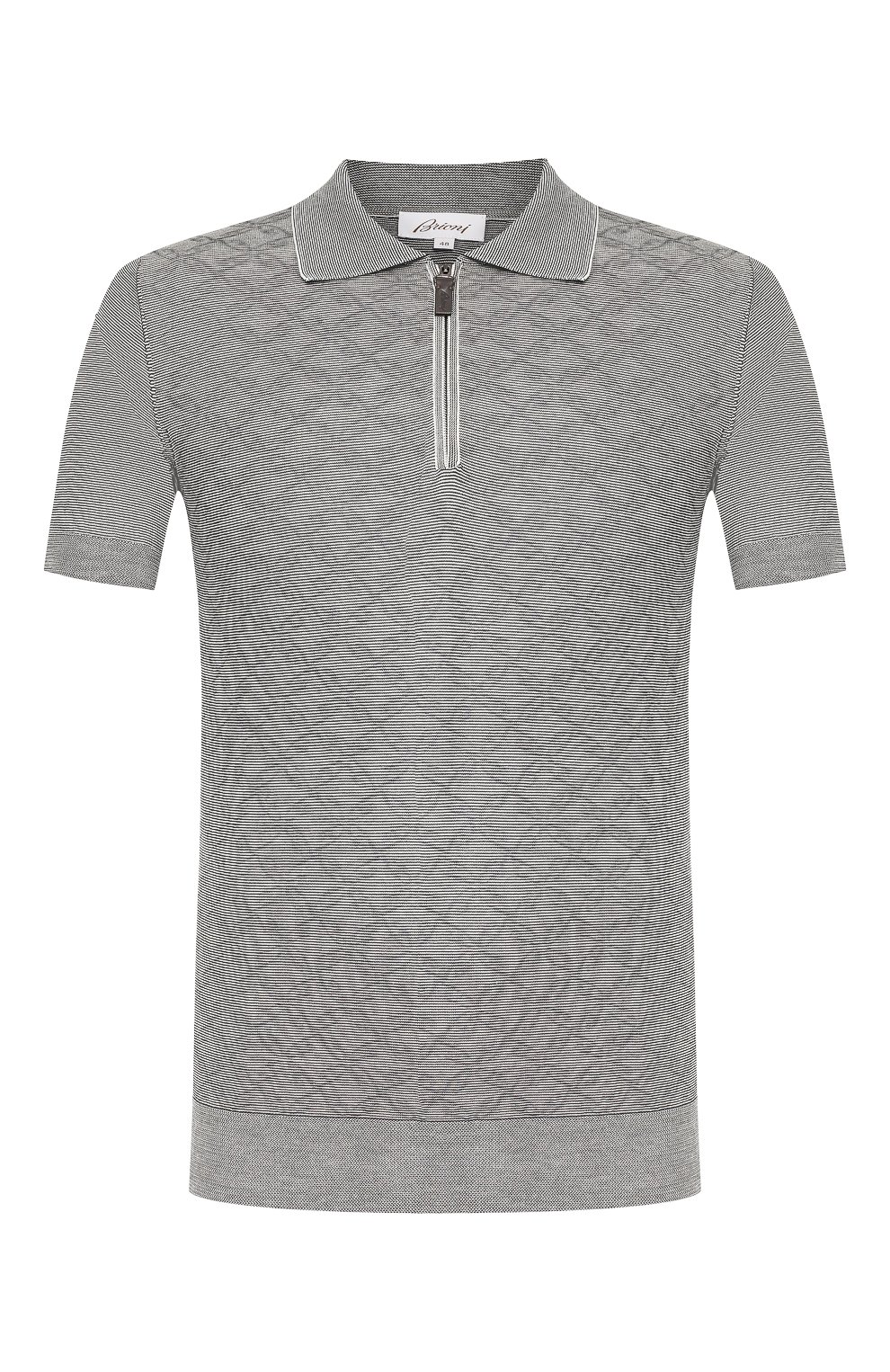 Поло из смеси шелка и хлопка BRIONI, арт. UMS20L/P9K10, фото 1