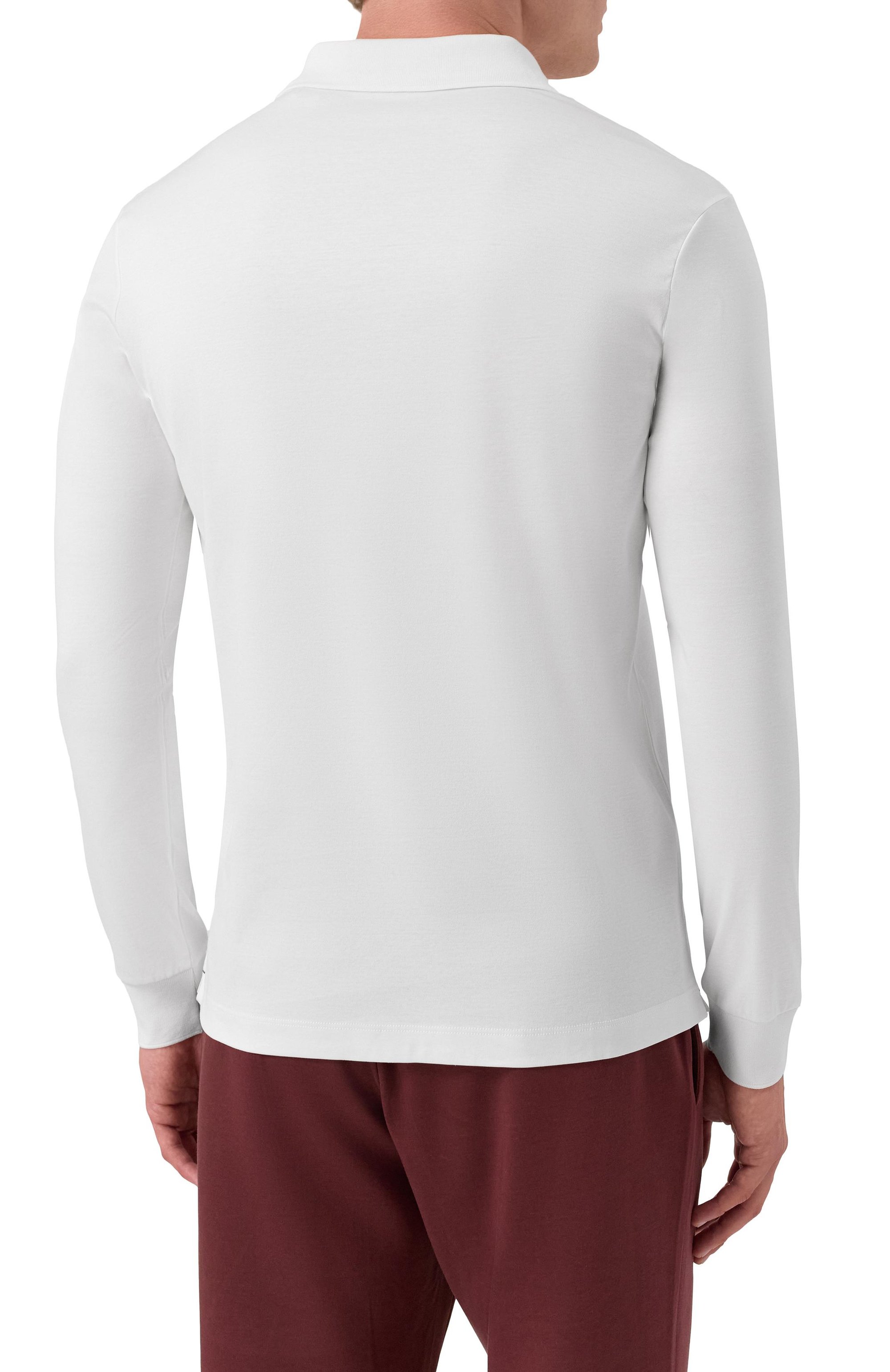 Хлопковое поло PAUL&SHARK белого цвета по цене 45600 руб., арт. 15311727/3XL-6XL, фото 4 Хлопковое поло PAUL&SHARK, арт. 15311727/3XL-6XL, фото 4