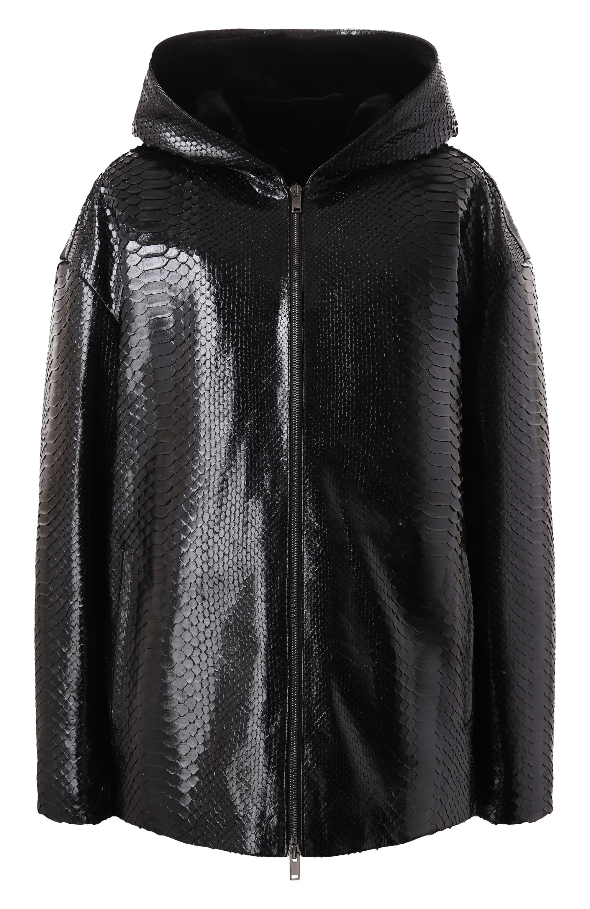 Куртка из кожи питона с подкладкой из норки MVST, арт. FEXBCK-Y420-2V/YLN055, фото 1