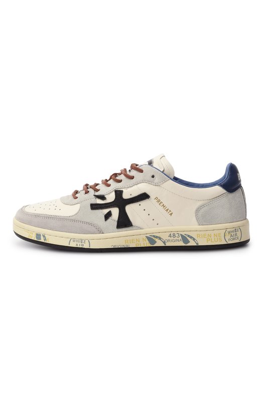Кожаные кеды BSKT Clay Premiata BSKT CLAY/VAR 7617 Серый  BSKT CLAY/VAR 7617 Фото 4