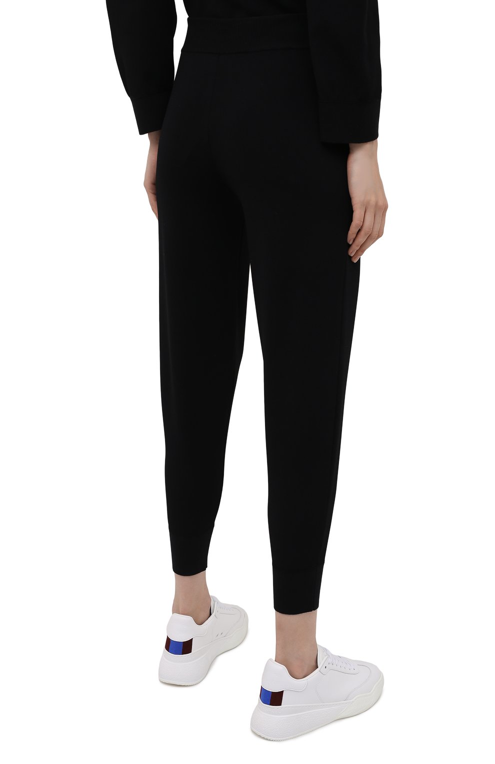 Джоггеры из вискозы STELLA MCCARTNEY черного цвета по цене 85150 руб., арт. 244734/S2253, фото 4 Джоггеры из вискозы STELLA MCCARTNEY, арт. 244734/S2253, фото 4