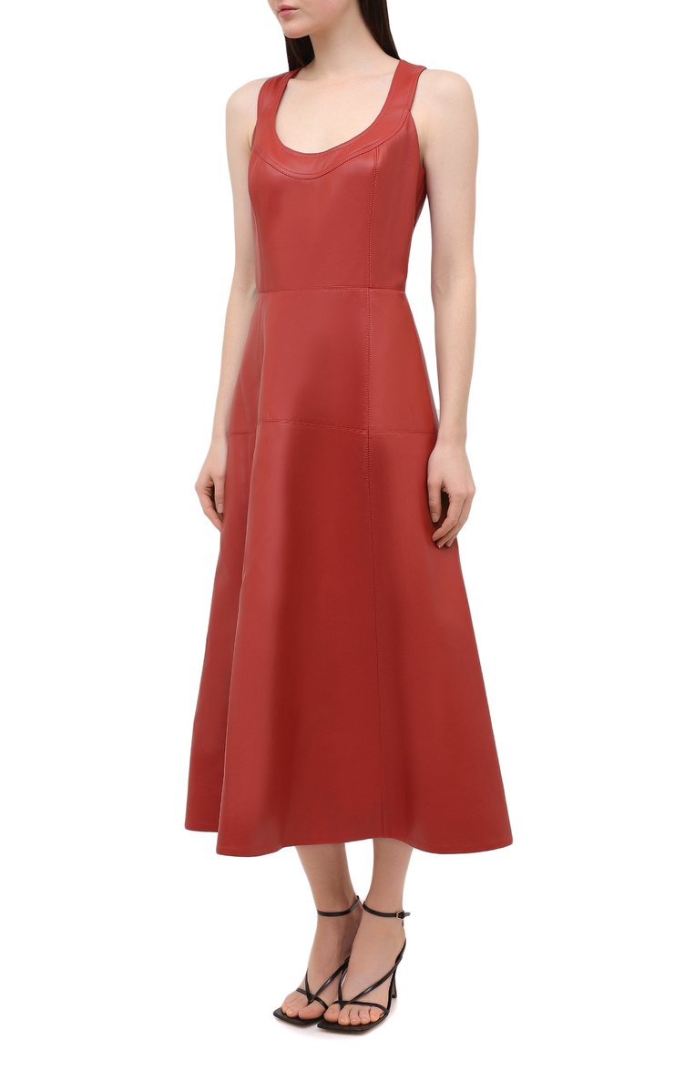 Кожаное платье OSCAR DE LA RENTA, арт. 20PN233LEA, фото 3