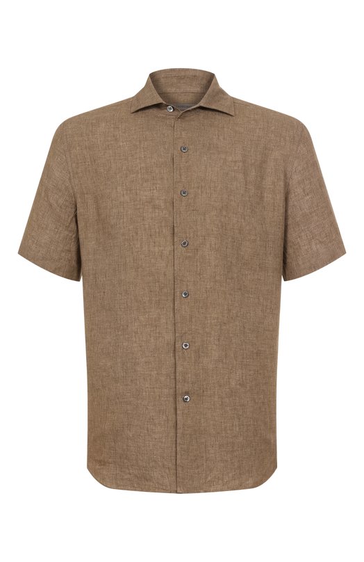 Льняная рубашка Corneliani 25I126-2511334 Бежевый 25I126-2511334