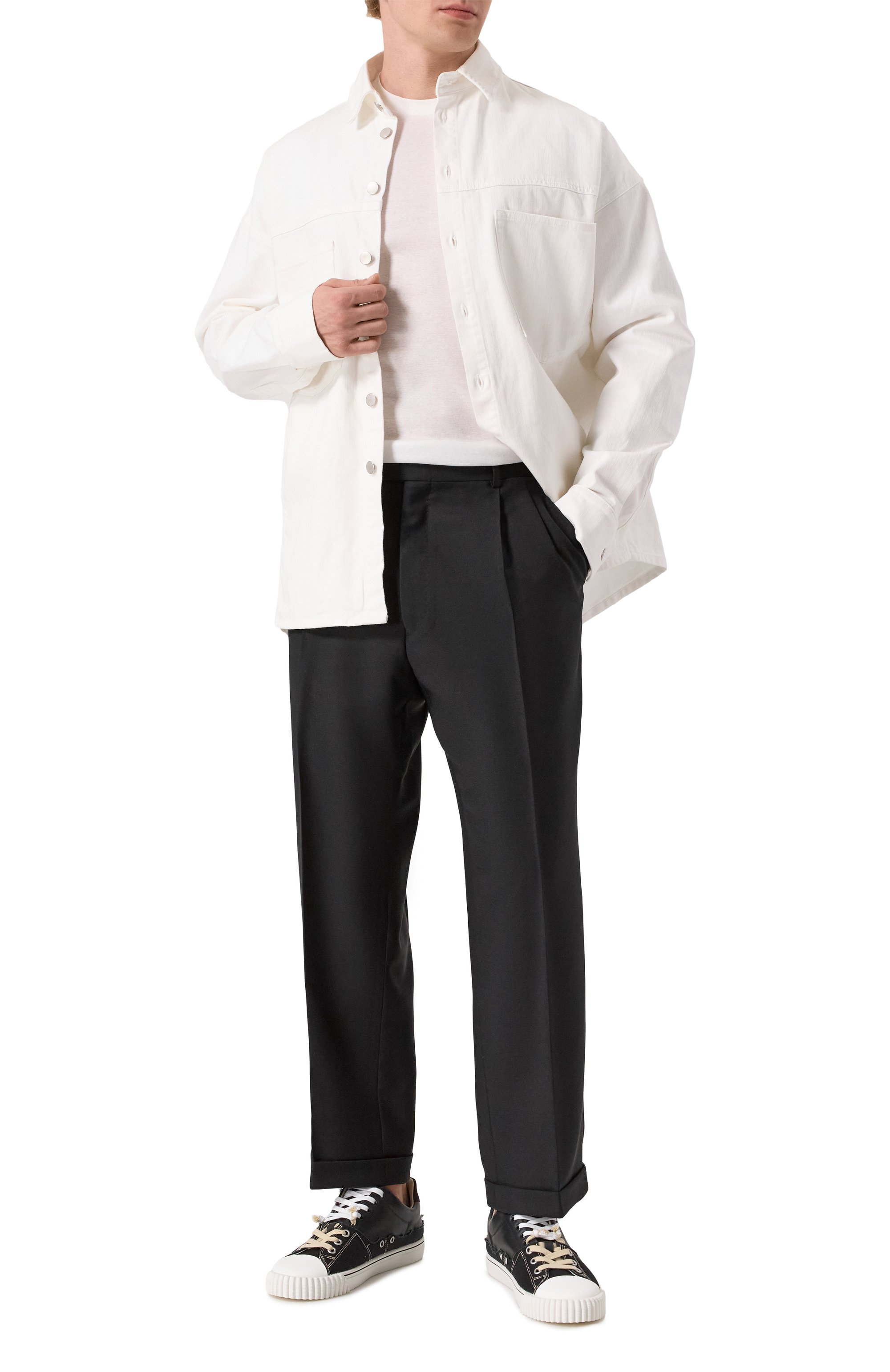 Шерстяные брюки MAISON MARGIELA, арт. S50KA0672/M35259, фото 2