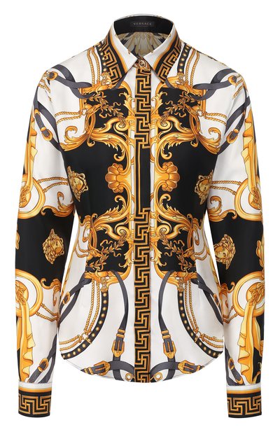 Женская шелковая рубашка VERSACE, арт. A84722/A233248