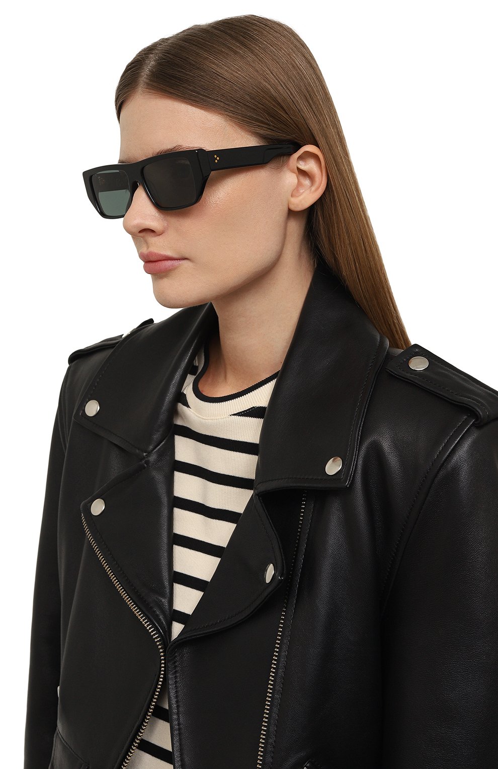 Солнцезащитные очки G.O.D. EYEWEAR, арт. TWENTY F0UR BLACK W/GREEN LENS, фото 2