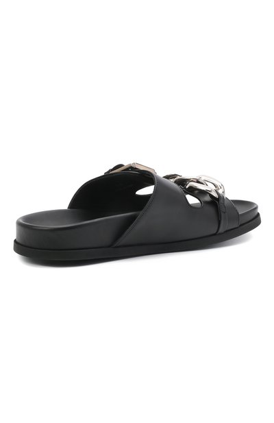 Кожаные шлепанцы N21, арт. 21ECPXNV10155/FUSSBET, фото 4