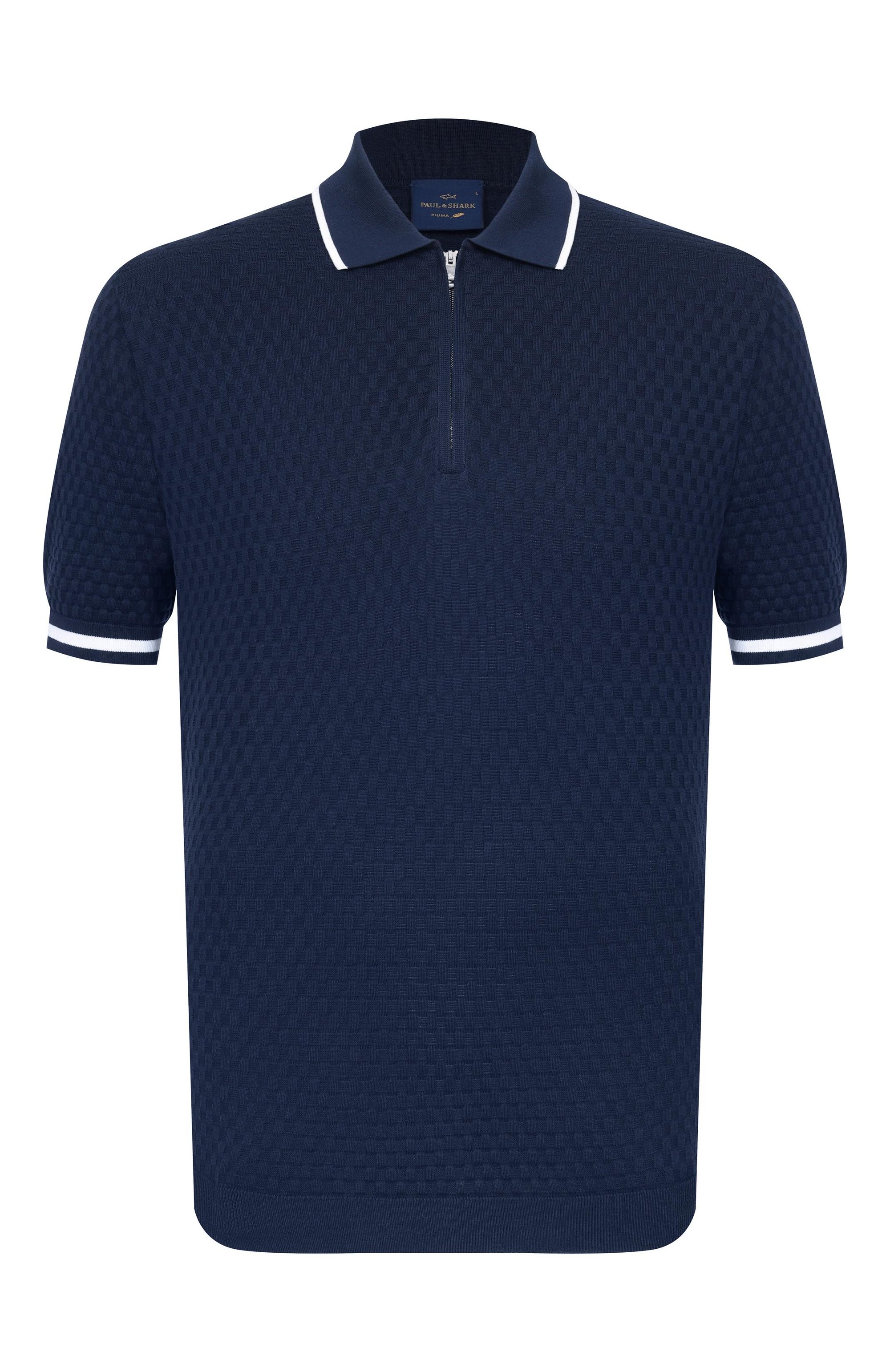 Хлопковое поло PAUL&SHARK, арт. 26411633_001, фото 1
