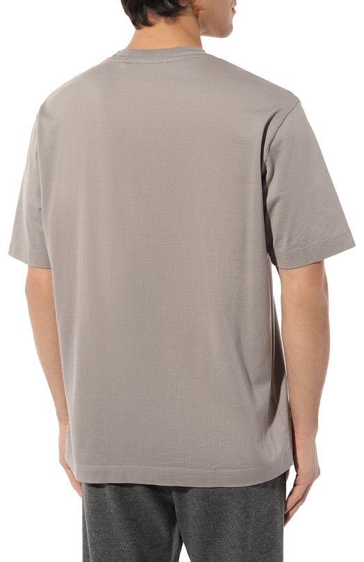 Хлопковая футболка Limitato Серый, фото 4