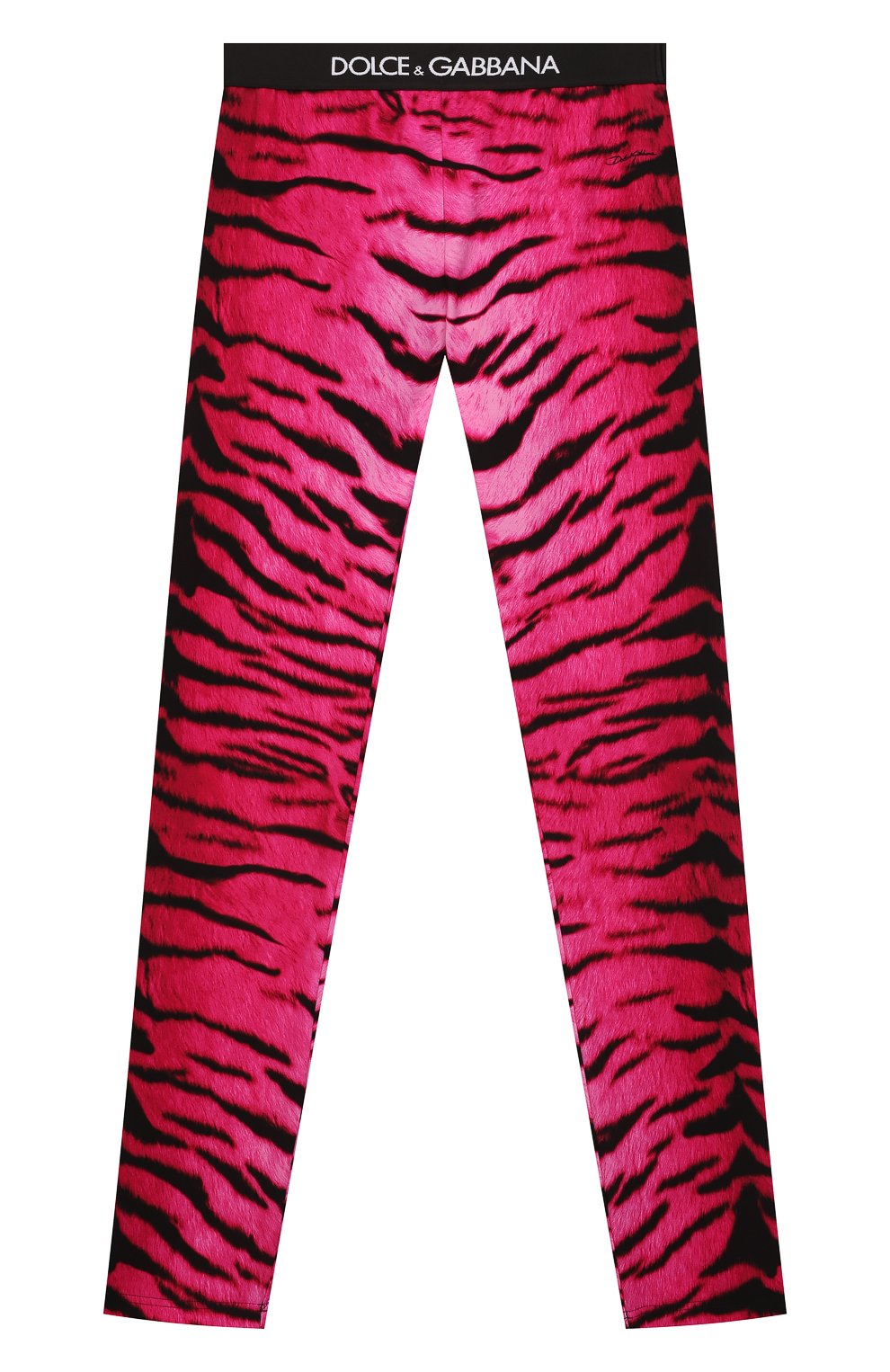 Хлопковые легинсы DOLCE & GABBANA фуксия цвета по цене 21200 руб., арт. L5SP17/G7C2G/8-14, фото 1 Хлопковые легинсы DOLCE & GABBANA, арт. L5SP17/G7C2G/8-14, фото 1