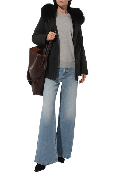 Парка с капюшоном из меха лисицы YVES SALOMON, арт. 20WFV91067F52X, фото 2