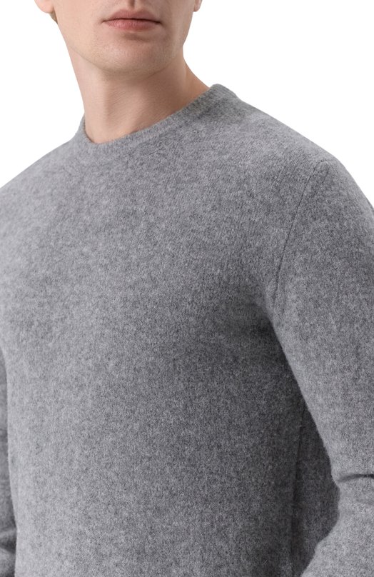 Свитер из шерсти и кашемира Corneliani 26M578-2625159 Серый  26M578-2625159 Фото 5