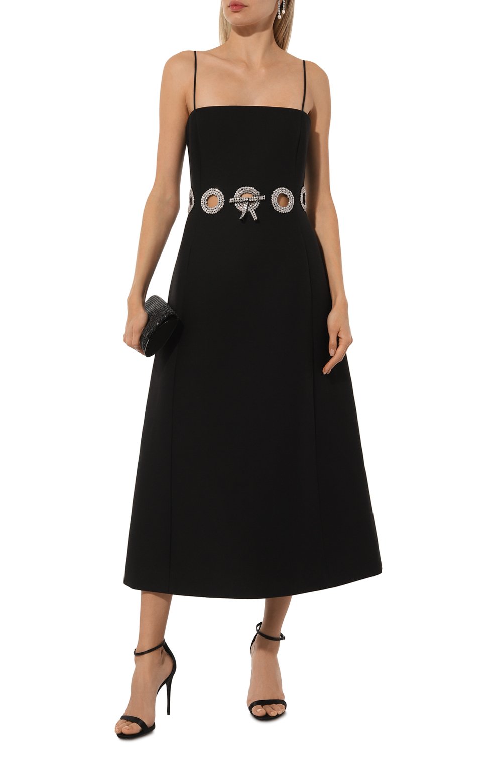 Платье из шерсти и шелка VALENTINO, арт. 5B3VA9L01CF, фото 2