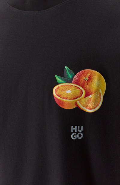 Хлопковая футболка HUGO, арт. 50537576, фото 5
