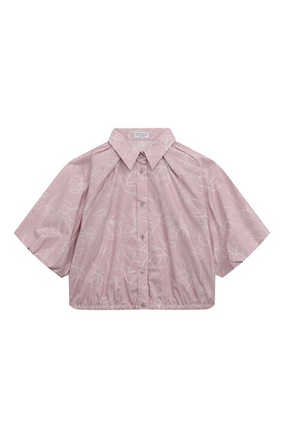 Хлопковая рубашка BRUNELLO CUCINELLI, арт. BL934C852C