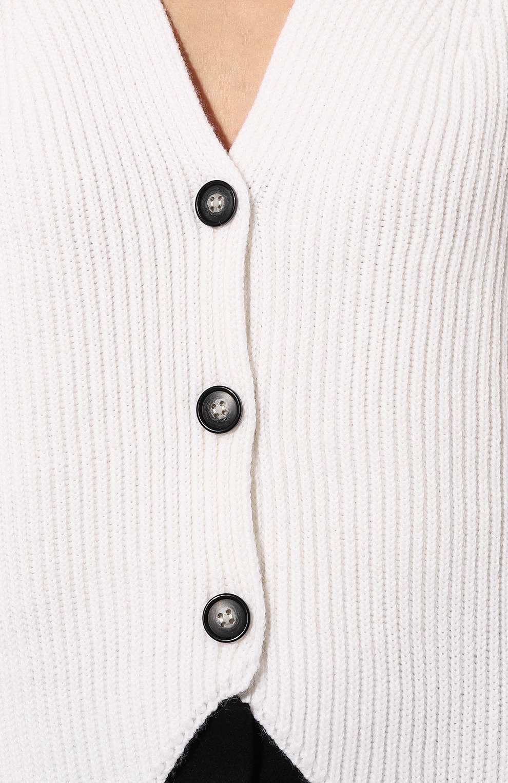 Жилет LESYANEBO белого цвета по цене 9600 руб., арт. LN08H-0301_FF, фото 5 Жилет LESYANEBO, арт. LN08H-0301_FF, фото 5