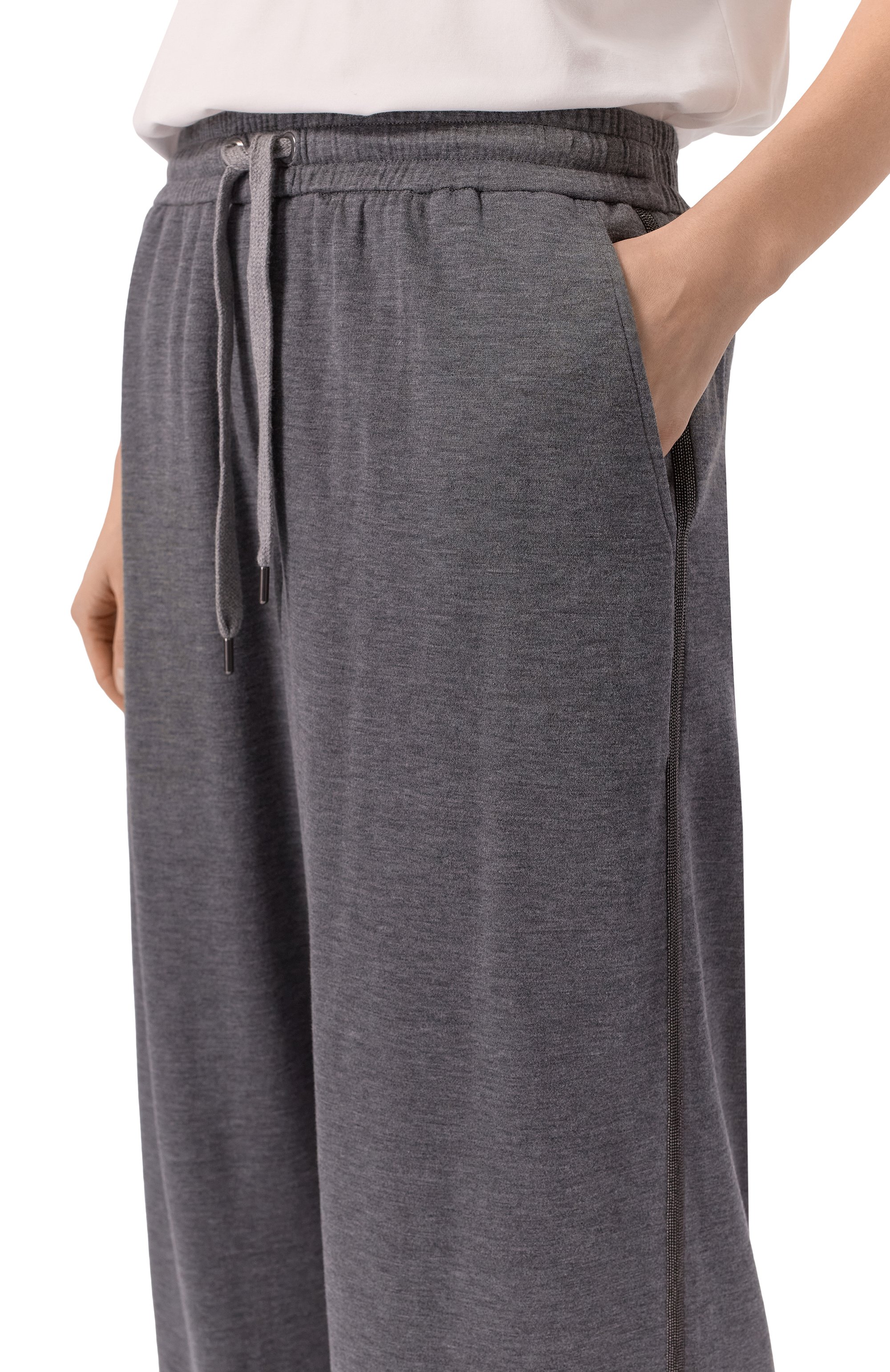 Брюки из хлопка и шелка BRUNELLO CUCINELLI, арт. MD828SM689, фото 5