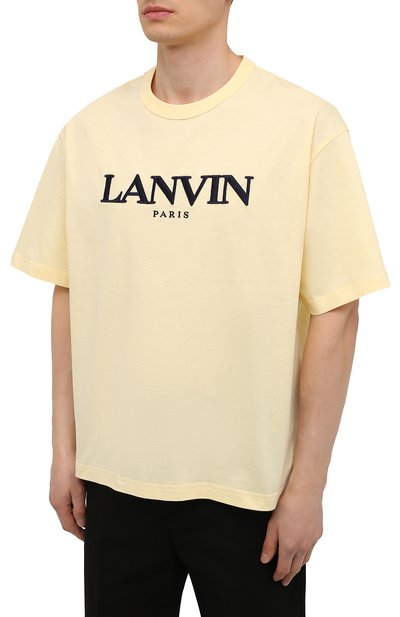 Хлопковая футболка LANVIN, арт. RM-TS0009-J007-E21, фото 3
