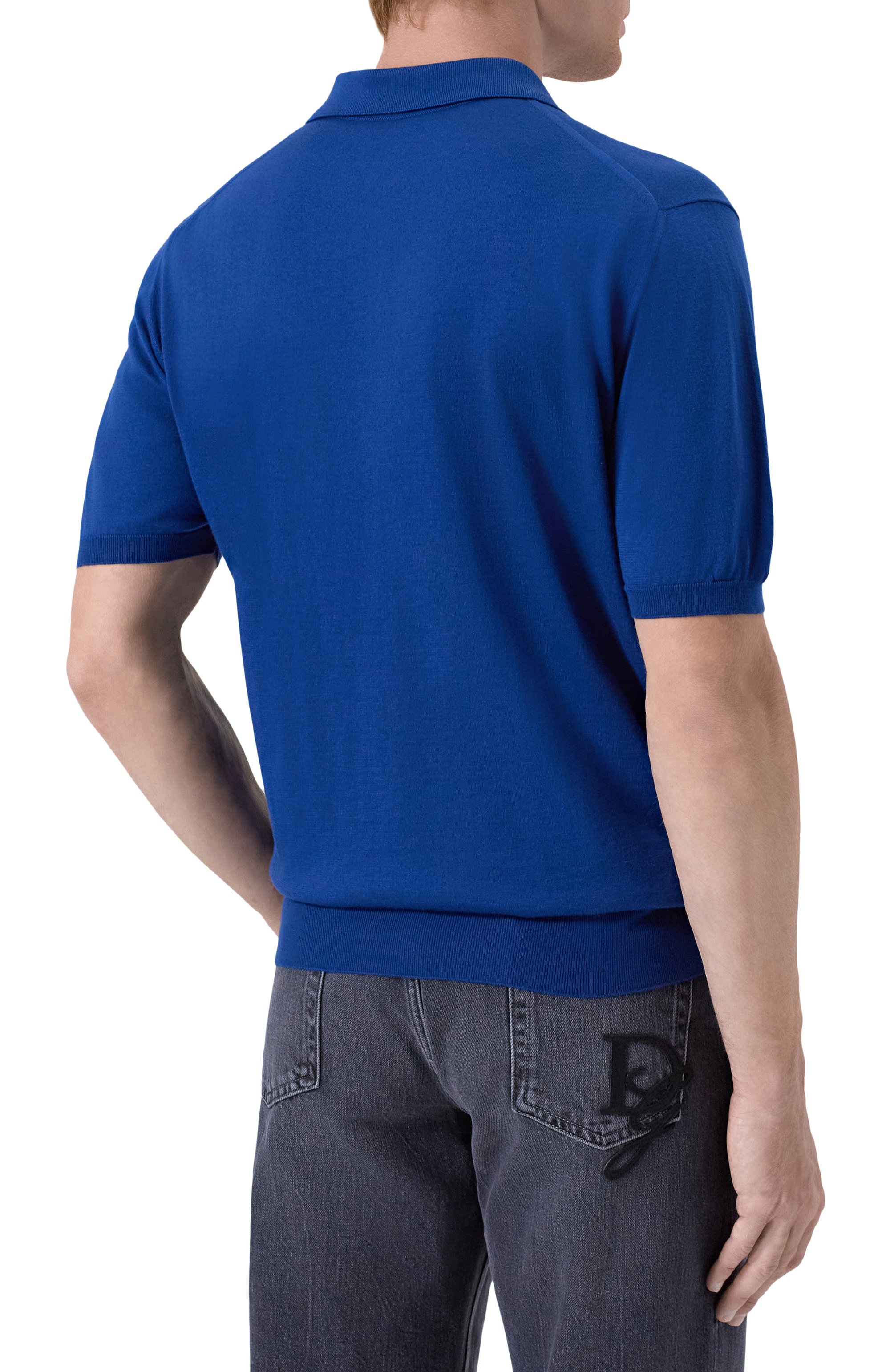 Хлопковое поло KITON, арт. UMKX33ZK314, фото 4