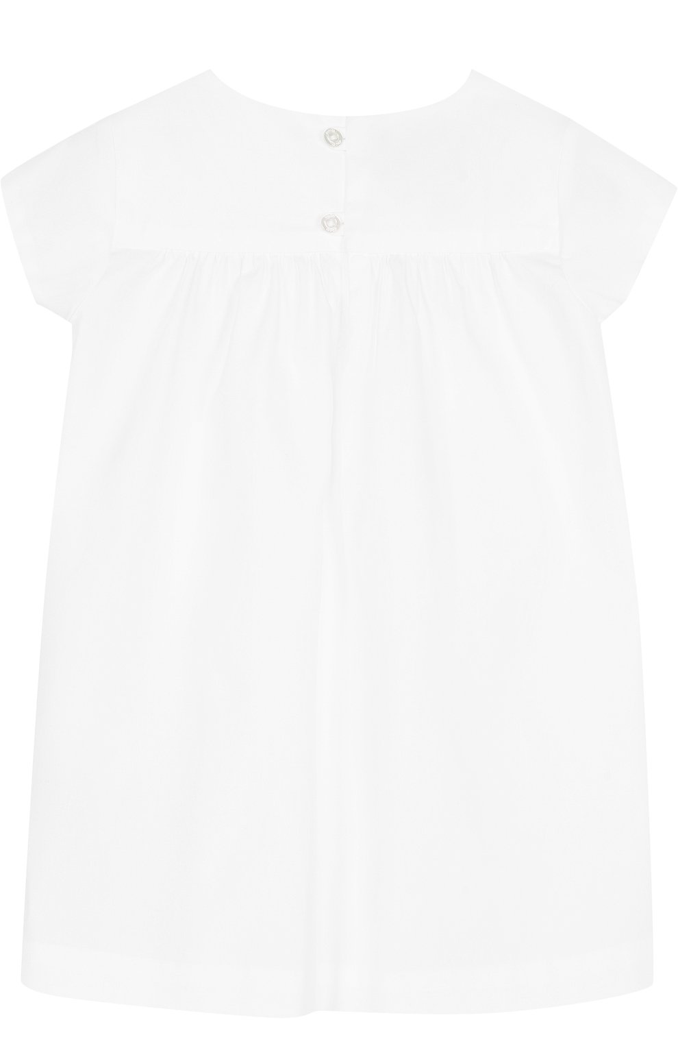 Хлопковое мини-платье свободного кроя с оборкой GUCCI, арт. 503767/XB365, фото 2