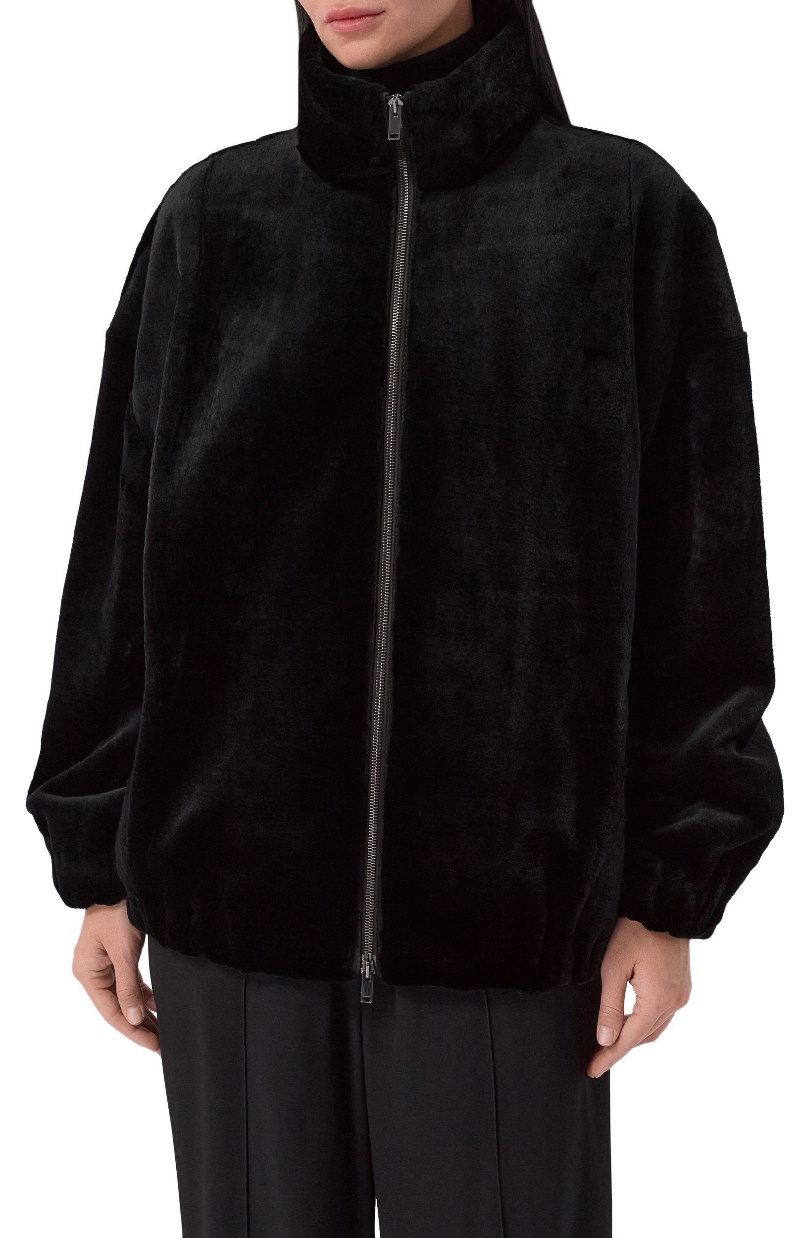 Бомбер из норки MVST черного цвета по цене 1685000 руб., арт. M041/MINK BLACK SHAVED, фото 3 Бомбер из норки MVST, арт. M041/MINK BLACK SHAVED, фото 3