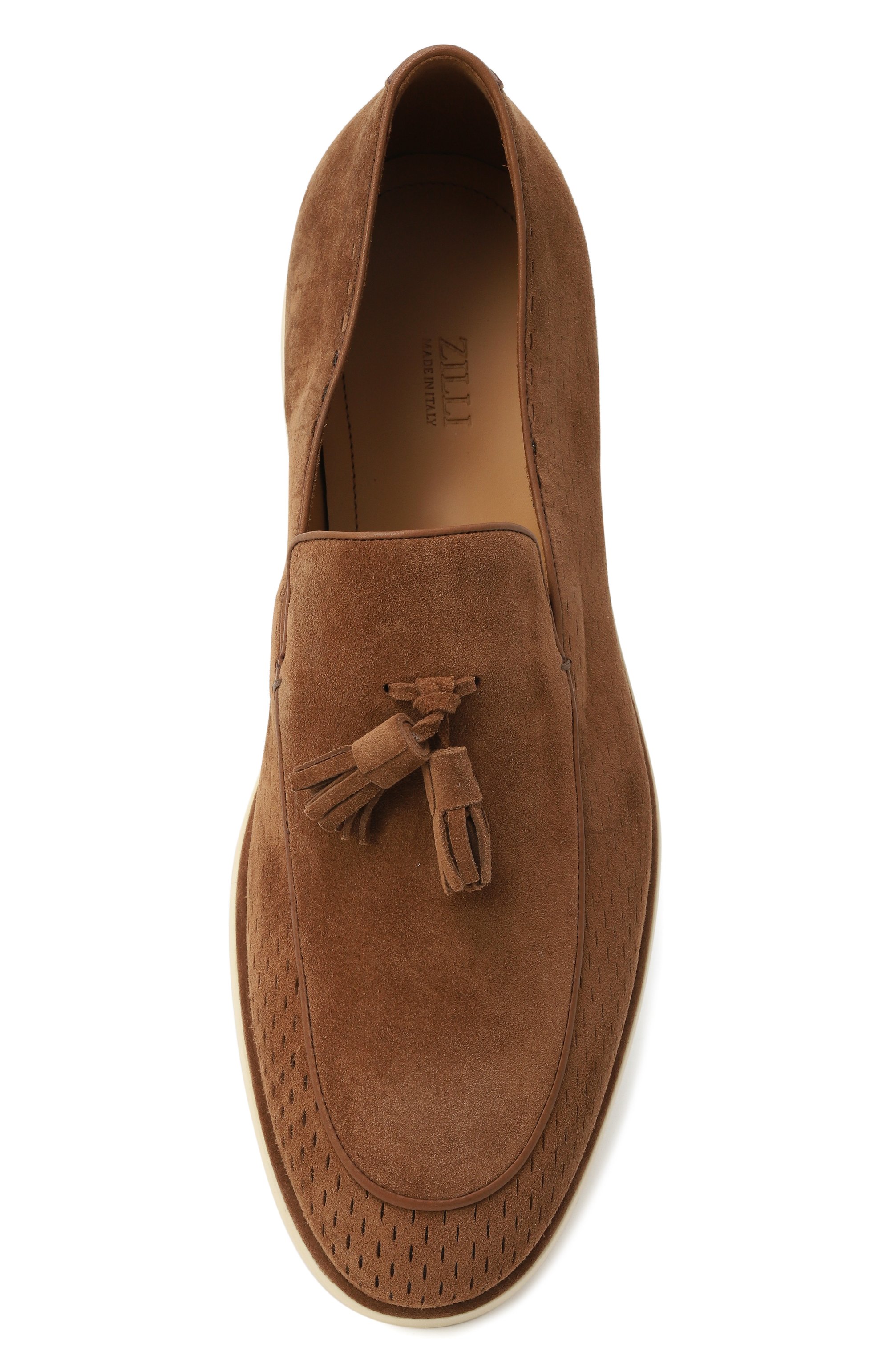 Замшевые лоферы ZILLI, арт. H0191BM1100VZTP03, фото 6