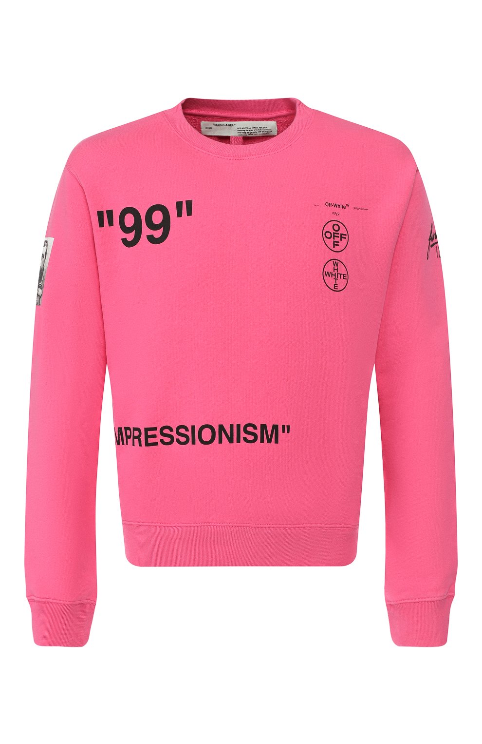 Хлопковый свитшот OFF-WHITE, арт. 0MBA025R190030112888, фото 1