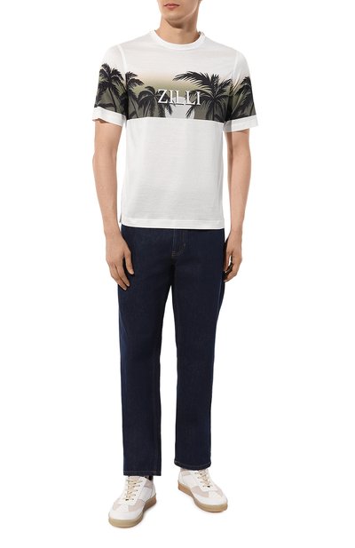 Хлопковая футболка ZILLI, арт. TSR02AM0110VZLF01, фото 2
