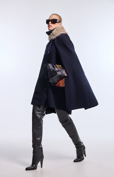 Шерстяной воротник YVES SALOMON, арт. 26WAA619XXMAAG, фото 5