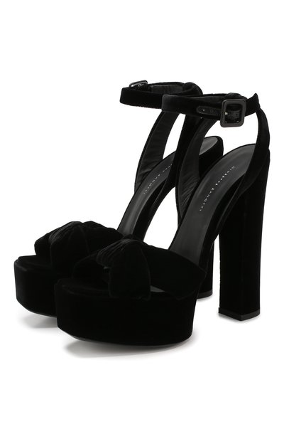 Бархатные босоножки betty GIUSEPPE ZANOTTI DESIGN, арт. I900044/003, фото 1