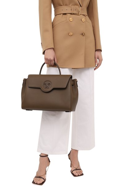 Сумка la medusa large VERSACE хаки цвета по цене 293500 руб., арт. DBFI038/DVIT2T, фото 2 Сумка la medusa large VERSACE, арт. DBFI038/DVIT2T, фото 2