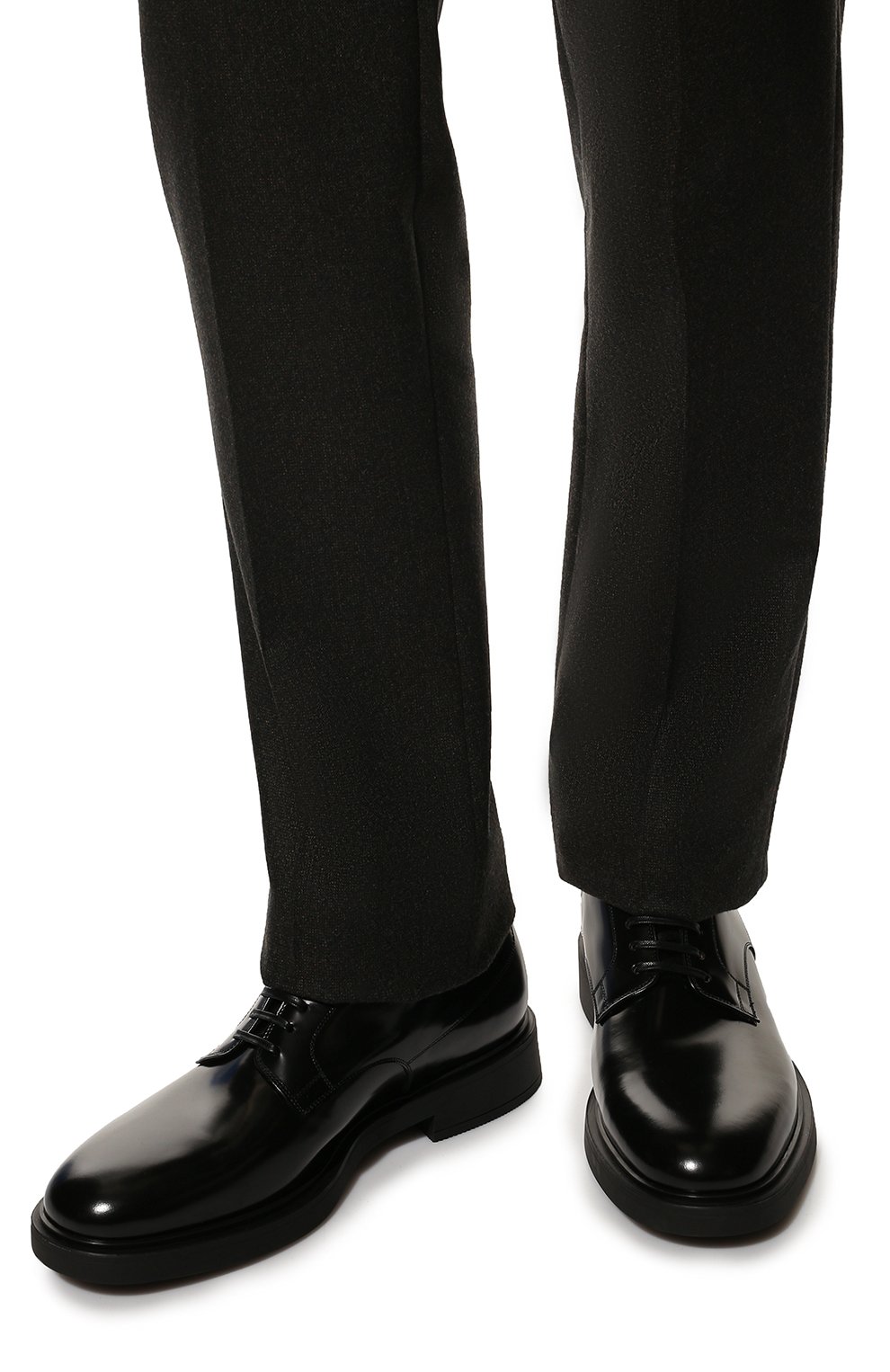 Кожаные дерби GIANVITO ROSSI, арт. U25250.20G0M.SRANER0, фото 3