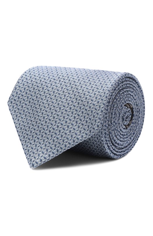 Шелковый галстук Brioni 062I00/PD469 Голубой 062I00/PD469
