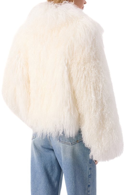 Шуба из овчины Jacob Lee WLC0098AW24CR Кремовый  WLC0098AW24CR Фото 4