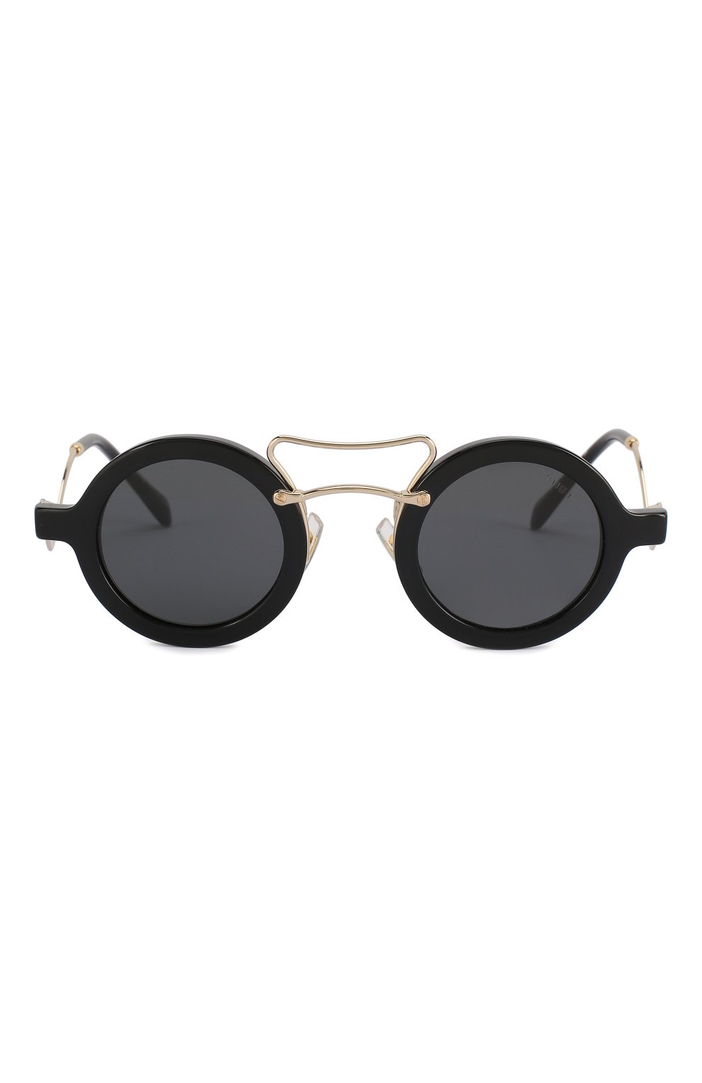 Солнцезащитные очки MIU MIU черного цвета по цене 22300 руб., арт. 02VS-1AB5S0, фото 3 Солнцезащитные очки MIU MIU, арт. 02VS-1AB5S0, фото 3