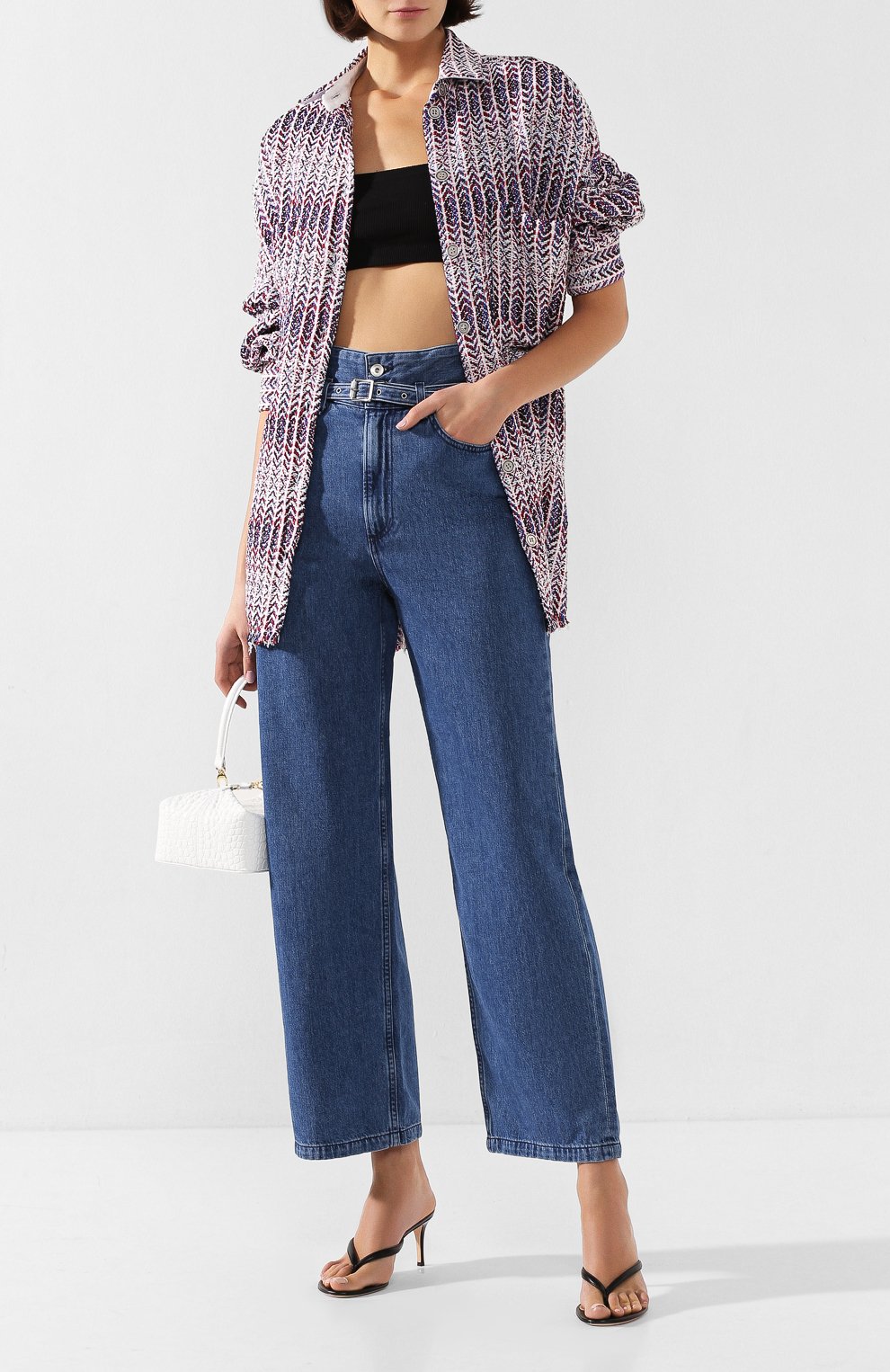 Джинсы RAG AND BONE синего цвета по цене 49700 руб., арт. WDD19H2697K3BG, фото 2 Джинсы RAG AND BONE, арт. WDD19H2697K3BG, фото 2