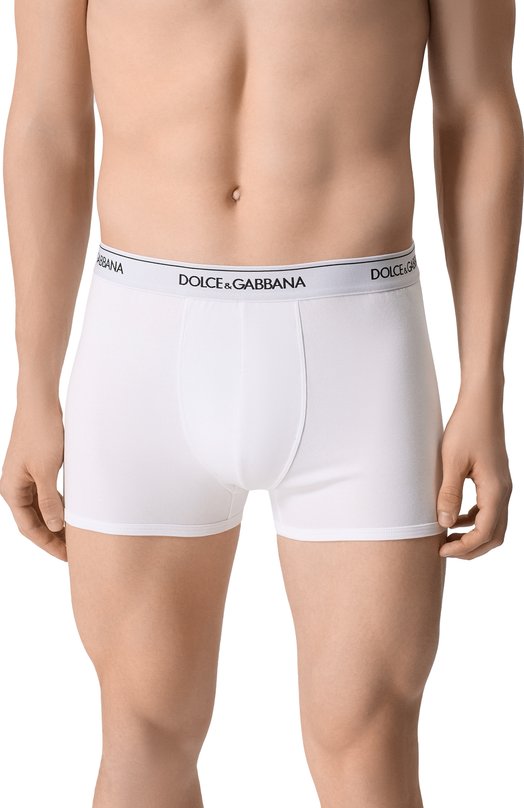 Комплект из двух боксеров Dolce & Gabbana M9C07J/0NN95_001 Белый  M9C07J/0NN95_001 Фото 2