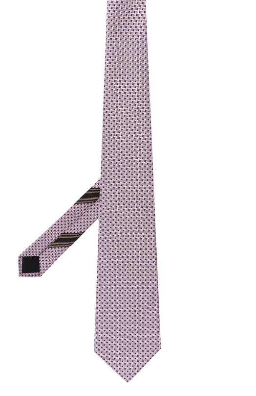 Шелковый галстук Brioni O62H00-PC470 Сиреневый  O62H00-PC470 Фото 3