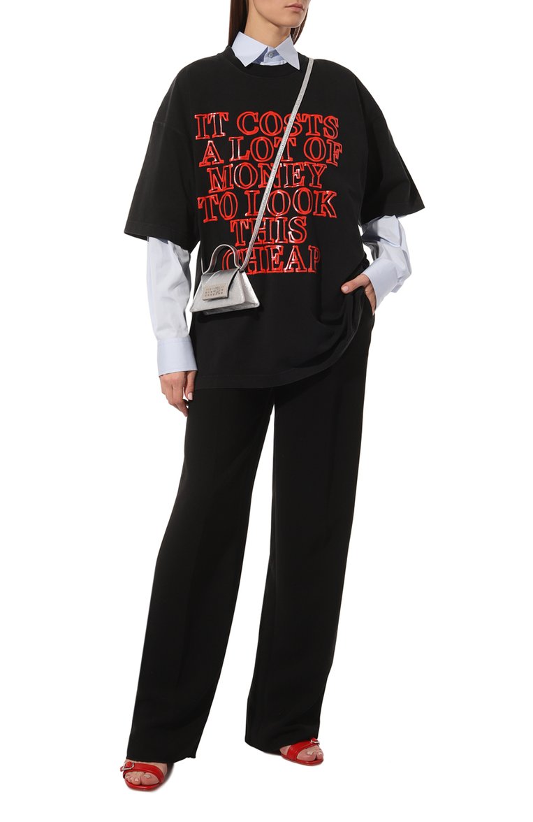 Хлопковая футболка VETEMENTS, арт. UE64TR180B, фото 1
